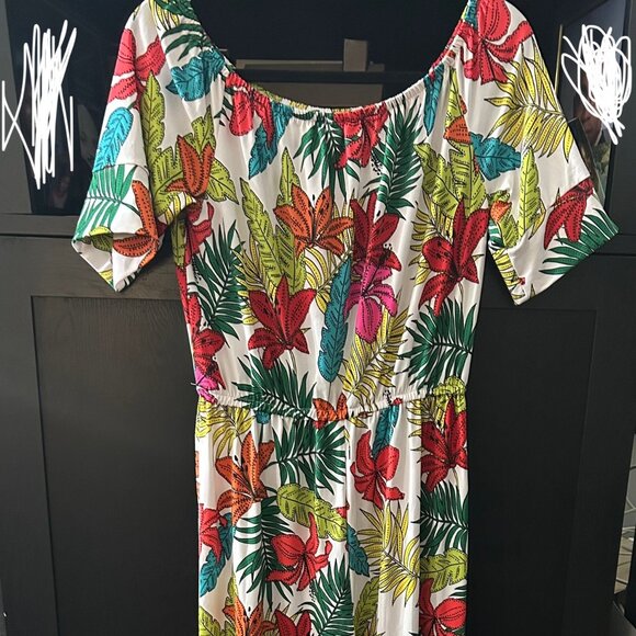 Floral Pant Jumper (Size Small) - Picture 1 of 2